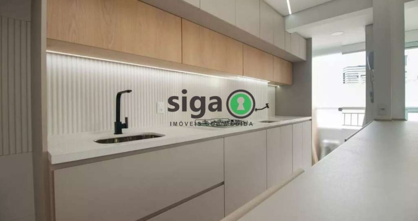 Apartamento 61m² com 2 quartos sendo 1 suíte, localizado na Chácara Santo Antônio/SãoPaulo