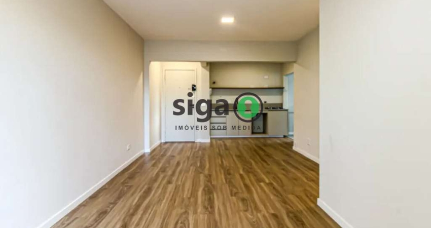 Apartamento á Venda no Brooklin - 51m². 1 vaga, 1 quarto