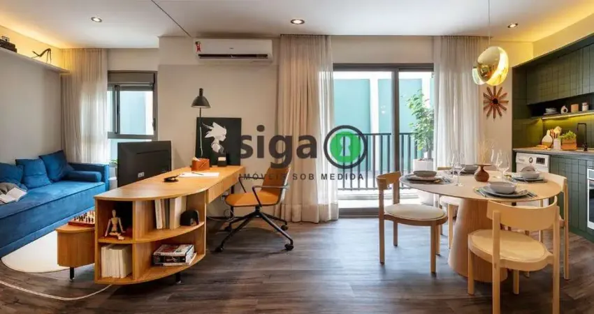Apartamento de 45m² com 2 Dormitórios/Metrô Brooklin/ Chácara Santo Antônio/ Berrini - Chucri Zaidan