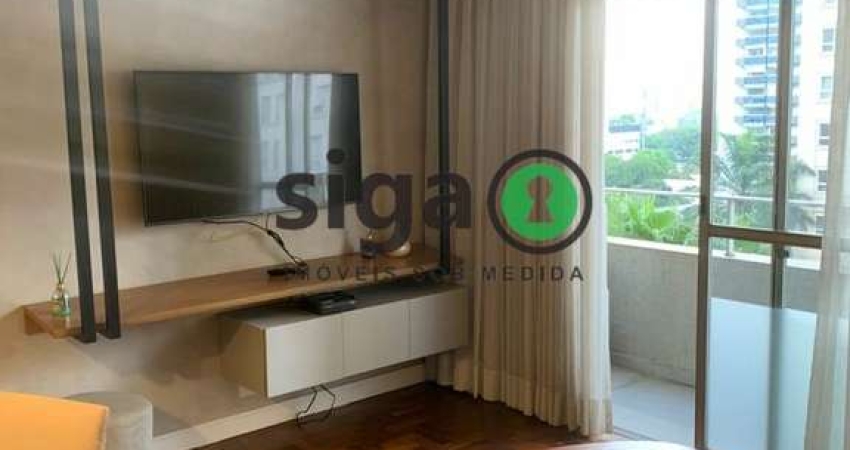 Apartamento com 72m², Mobiliado, 2 quartos, 1 vaga na Vila Olímpia para Locação