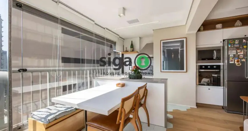 Apartamento à venda 2 suítes, 1 vaga 76m² varanda -novo -moema