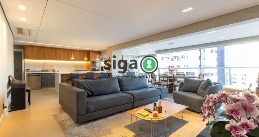 Apartamento à venda no brooklin, 189m², 4 quartos, 3 vagas e lazer completo