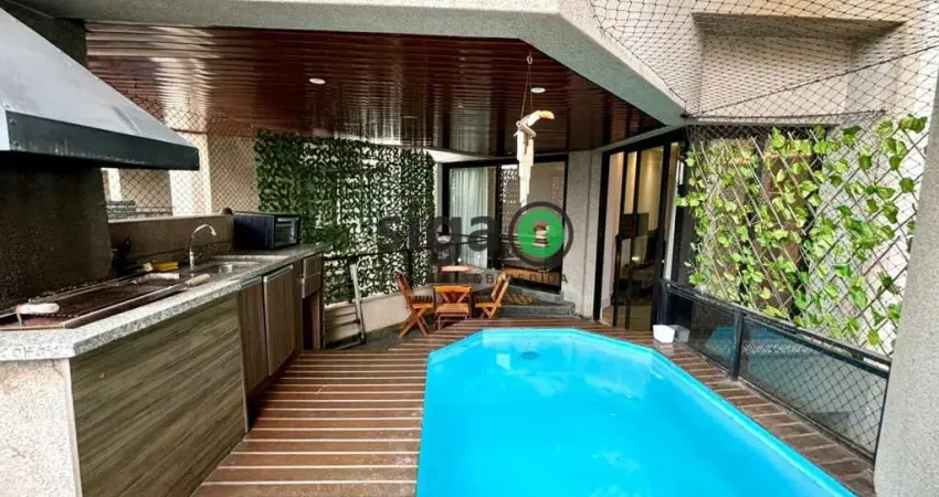 Apartamento para locação the regent com 78m², piscina privativa na varanda gourmet, 2 vagas!