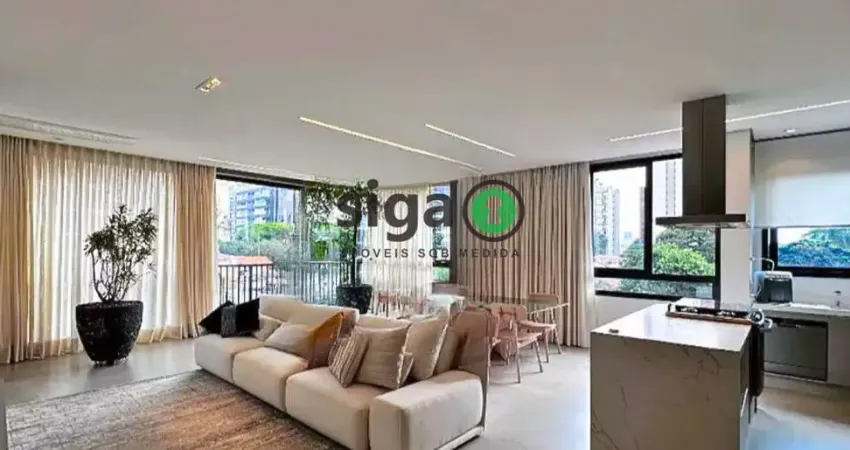 Apartamento à venda com 157m², 3 quartos e 2 vagas no brooklin