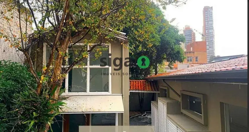 Casa comercial para locação com 210au, várias salas, 3 banheiros e 3 vagas, sem mobília