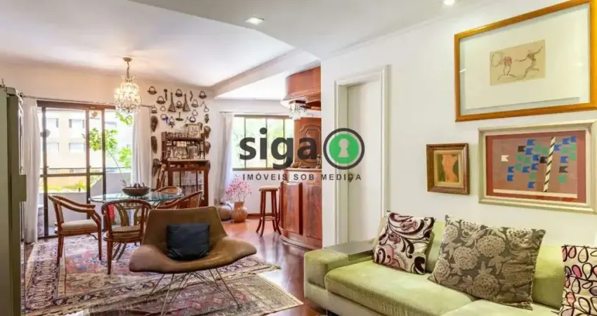 Apto para venda com 141m², com 3 quartos sendo 1 suíte, na vila nova conceição, sem mobília, 2 vgs