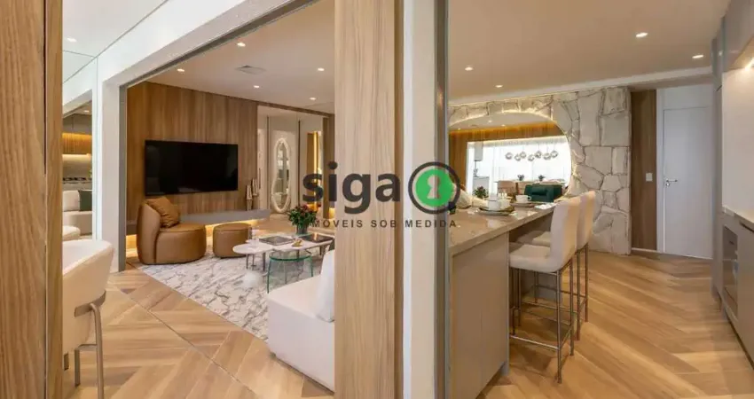 Apartamento à venda no Brooklin ? 80m², 3 quartos, 2 vagas , Quadra de Tênis!