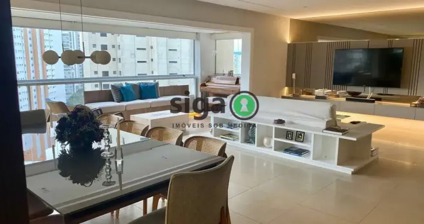Apartamento com 211m2, 3 quartos e 3 vagas para locação na vila andrade