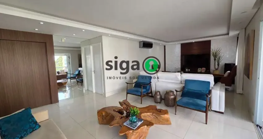 Apartamento com 211m2, 3 suítes e TODO MOBILIADO, à venda na Vila Andrade