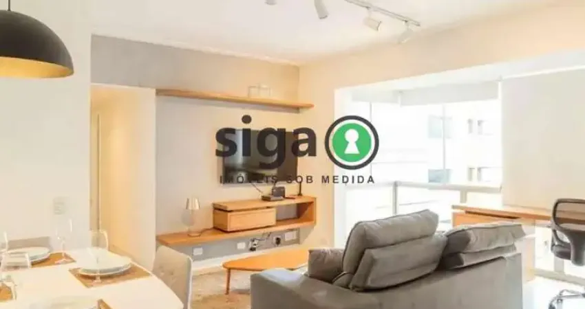 Apartamento para locação na vila olímpia, com 3 quartos, 1 vaga, mobiliado