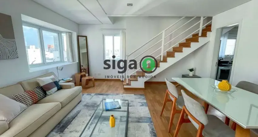 Cobertura Duplex mobiliada e com Jacuzzi disponível para locação a poucas quadras da Av. Paulista