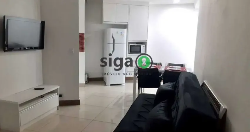 Apartamento para locação 35m² mobiliado, localizado em Moema.