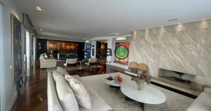 Apartamento mobiliado para locação no Panamby, de 606 m2, 4 suítes e 6 vagas