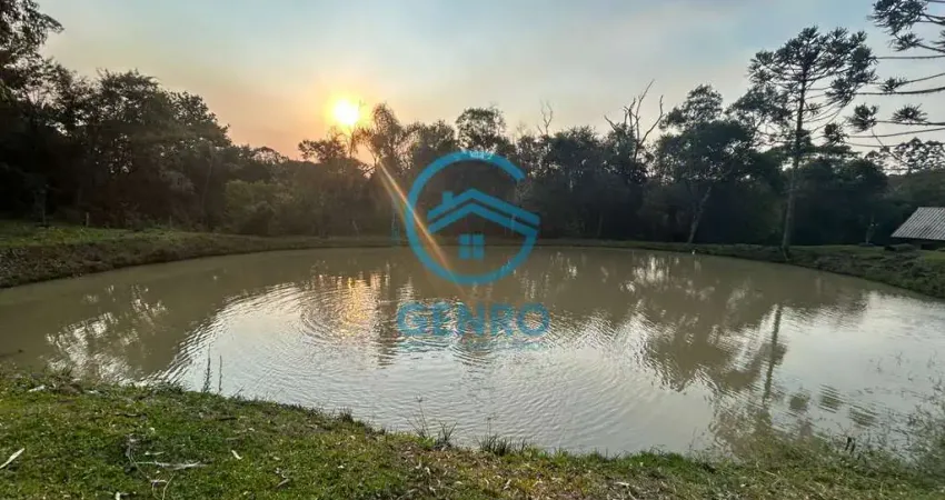 Sítio na serra catarinense com lagoa e terreno com escritura pública de 1.7 hectares à venda em alfredo wagner/sc
