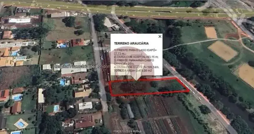 Terreno à venda na Rua Bento Munhoz da Rocha Neto, 2483, Jardim do Lago, Londrina