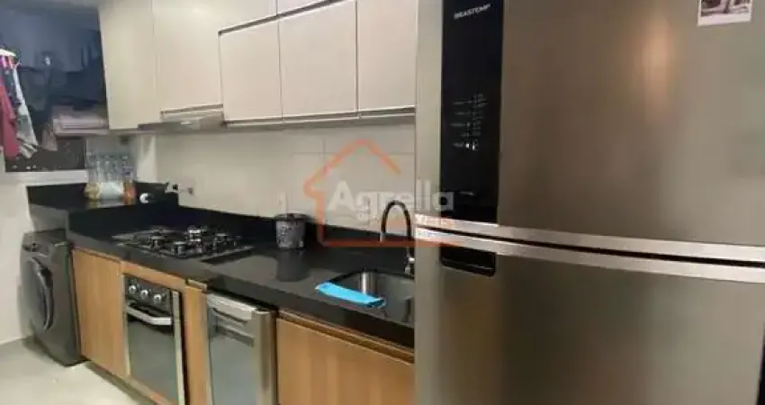 APARTAMENTO À VENDA EM CONDOMÍNIO FECHADO MOGI GUAÇU 2 DORMITÓRIOS SUÍTE PORTEIRA FECHADA