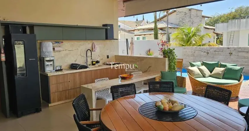 Jardins madri - casa alto padrão, mobiliada, jardins madri, 4 suítes plenas, goiânia/go