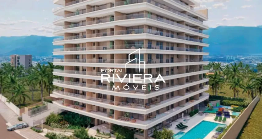 Lançamento frente ao mar no centro, bertioga, vista para o mar em todas as unidades!