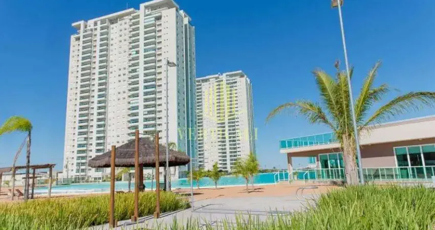 Cond. Brasil Beach Home Resort Cuiabá: Apartamento de 88m² à venda, 2 quartos, sol da manhã, semimo