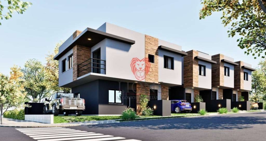 Sobrado com 3 dormitórios à venda, 77 m² por R$ 399.900 - Bom Princípio - Gravataí/RS