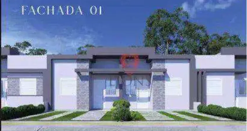 Casa com 2 dormitórios à venda, 44 m² por r$ 212.000 - santa cruz - gravataí/rs