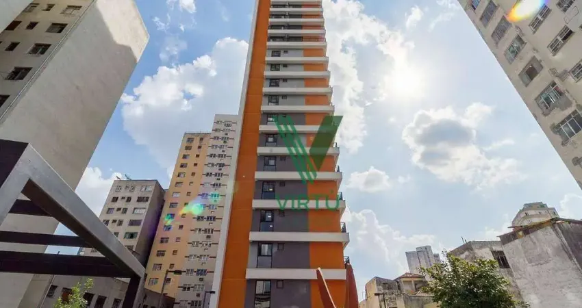 Apartamento com 1 dormitório para alugar, 25 m² por r$ 2.500,00/mês - centro - curitiba/pr