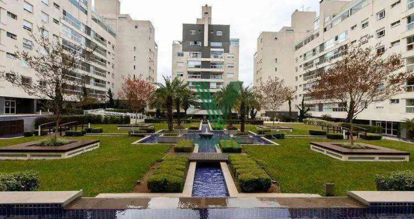 Apartamento garden com 4 dormitórios para alugar, 160 m² por r$ 9.400,00/mês - água verde - curitiba/pr