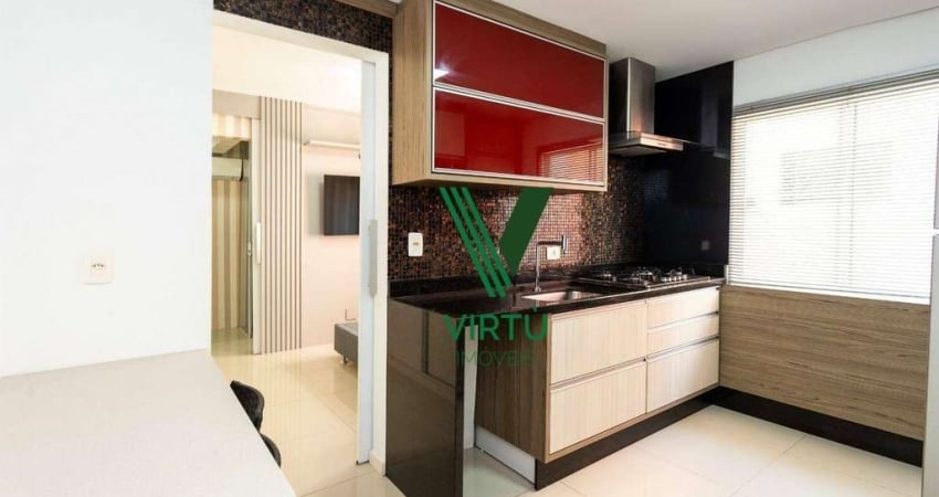 Apartamento com 1 dormitório para alugar, 35 m² por R$ 2.950,00/mês - Água Verde - Curitiba/PR