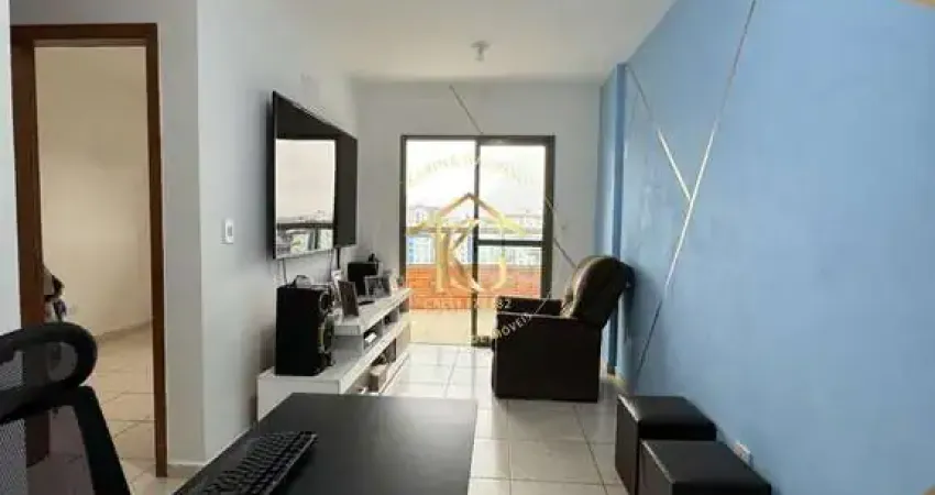 Apartamento semimobiliado de 2 quartos e 1 suíte no canto do forte, praia grande