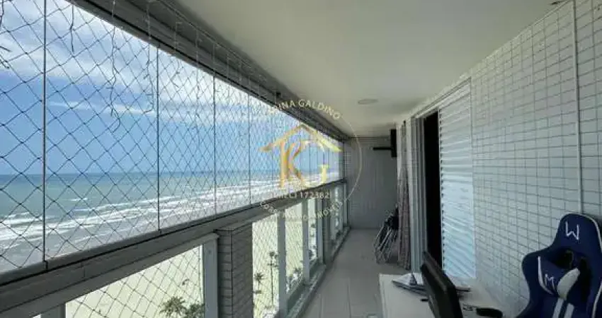 Apartamento aviação praia grande 3 dormitórios 3 suítes frente mar vista mar