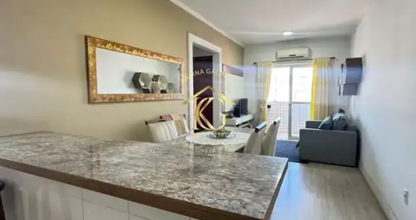 Apartamento semimobiliado de 2 quartos e 1 suíte na guilhermina, praia grande