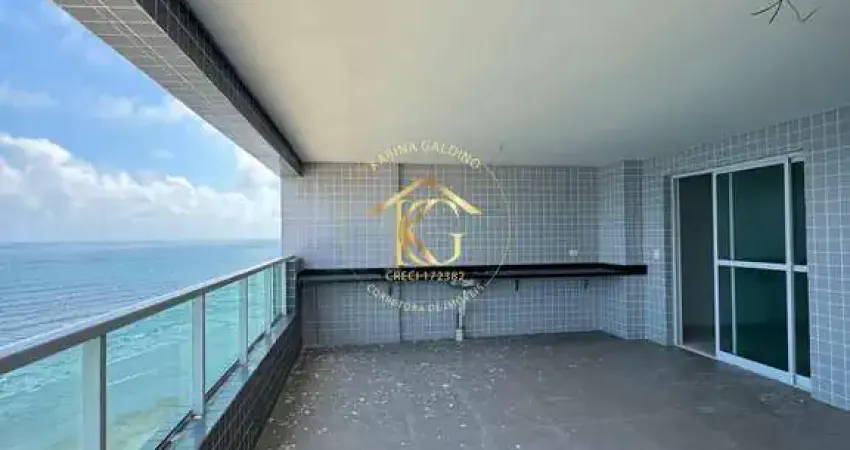Apartamento caiçara Praia Grande 3 dormitórios 1 suíte vista mar!