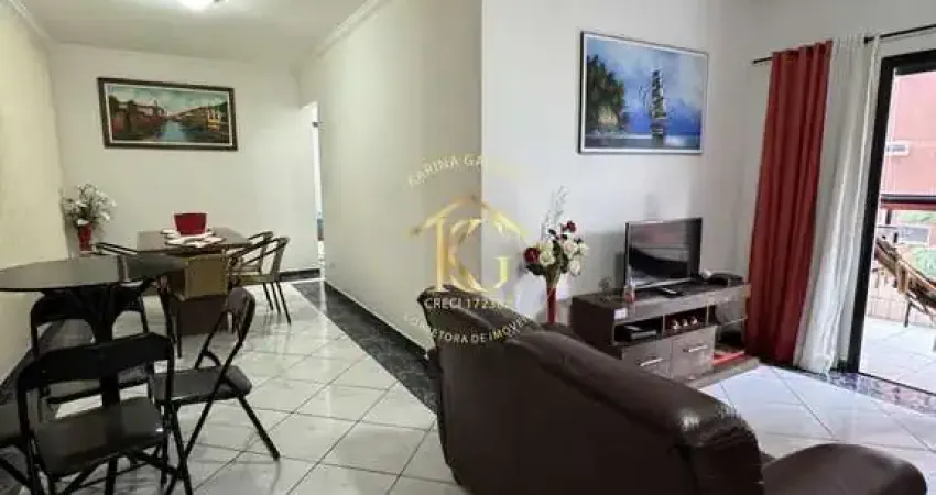 Apartamento semimobiliado 3 dormitórios 1 suíte guilhermina praia grande