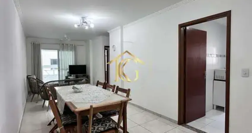 Apartamento semimobiliado à venda com 2 quartos guilhermina - praia grande