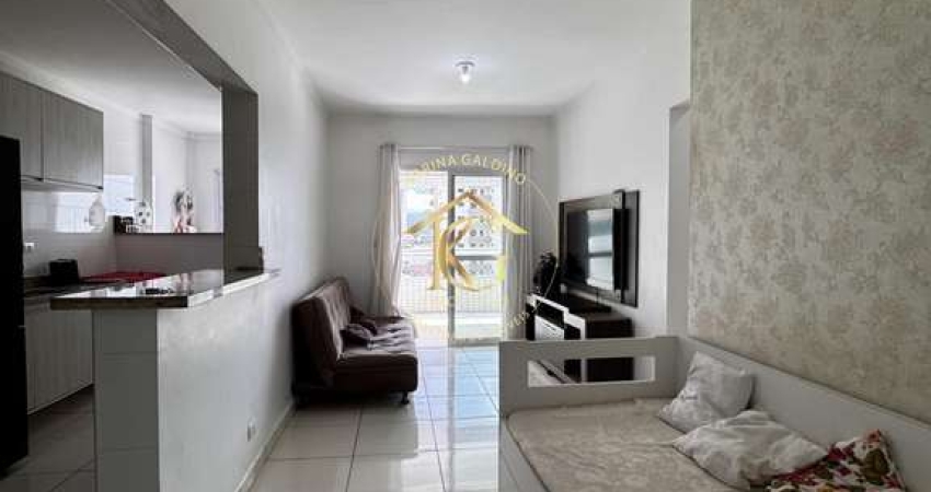Apartamento Tupi Praia Grande 1 dormitório com 1 suíte lindo espaçoso
