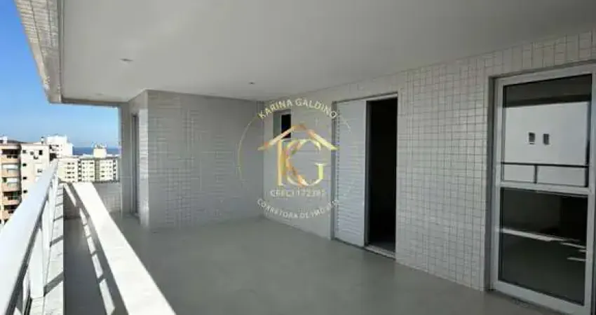 Apartamento aviação praia grande 3 dormitórios 3 suítes vista mar andar alto