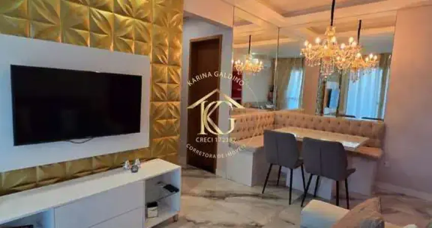 Apartamento Guilhermina Praia Grande 2 dormitórios 1 suíte porteira fechada