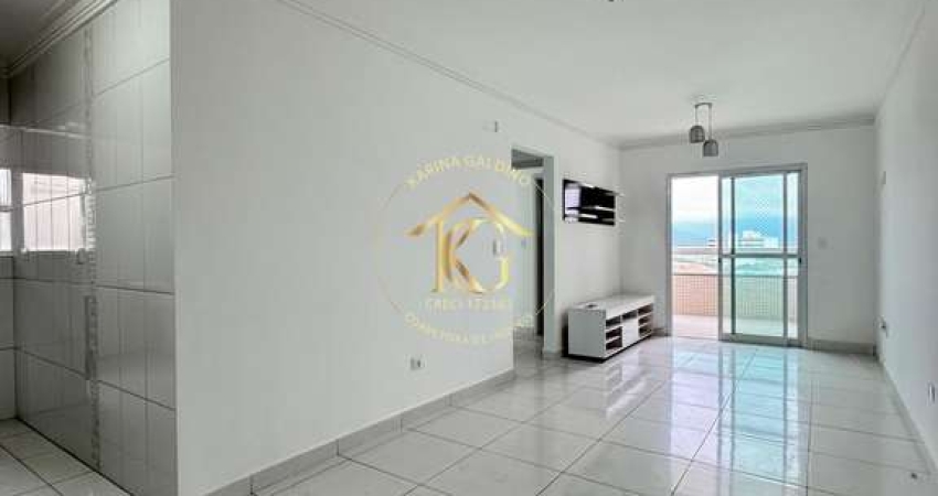 Apartamento semimobiliado com 2 quartos no Boqueirão - Praia Grande