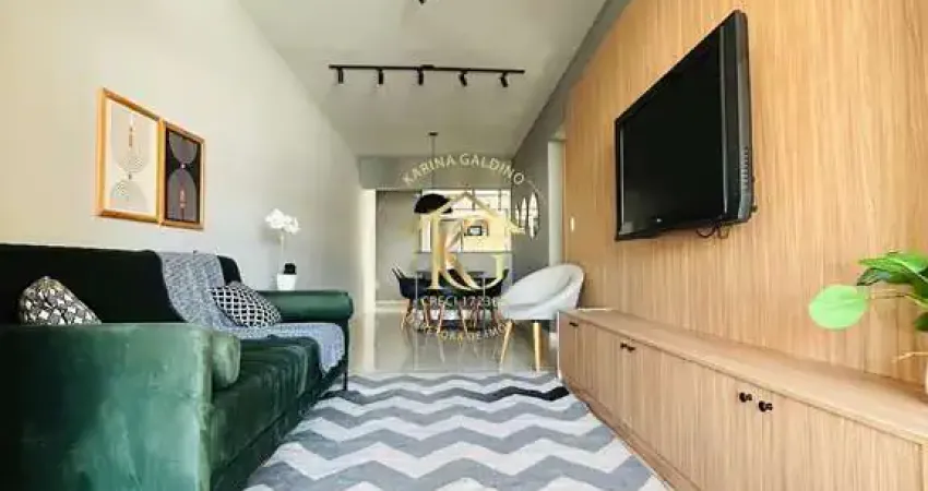 Apartamento de 2 quartos mobiliado na aviação, praia grande - sp