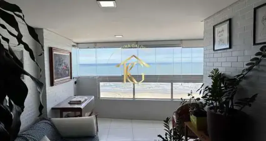 Apartamento aviação praia grande 2 dormitórios 2 suítes vista total mar
