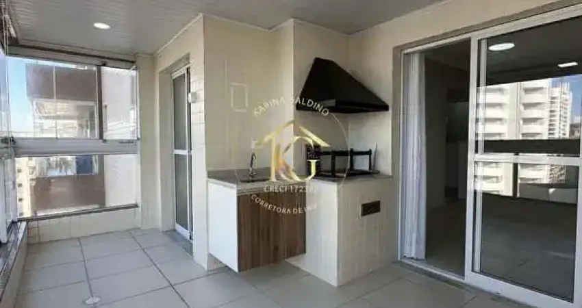 Apto 2 Quartos (1 Suíte) Tupi: Semimobiliado, Varanda Gourmet, 200m Praia!