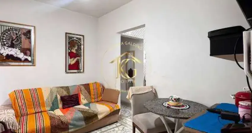 Apartamento semimobiliado com 2 dormitórios canto do forte - praia grande