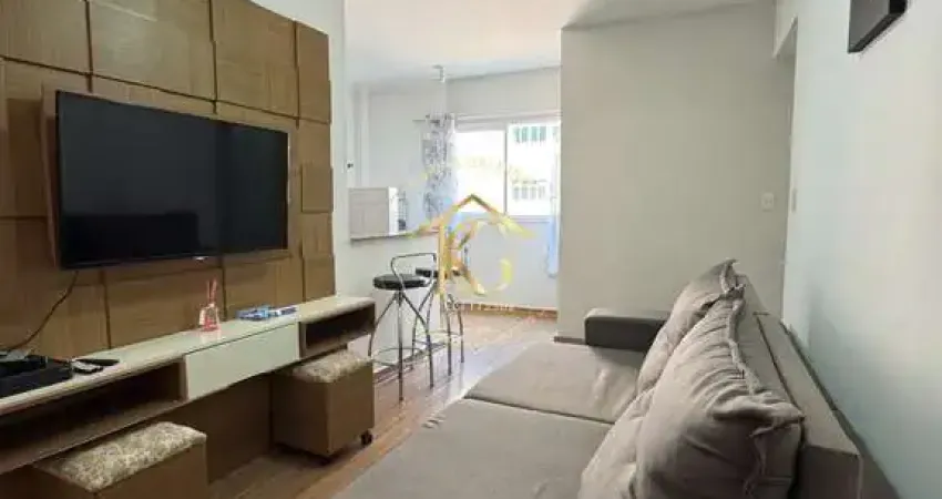 Apartamento mobiliado 1 dormitório Tupi Praia Grande, São Paulo.