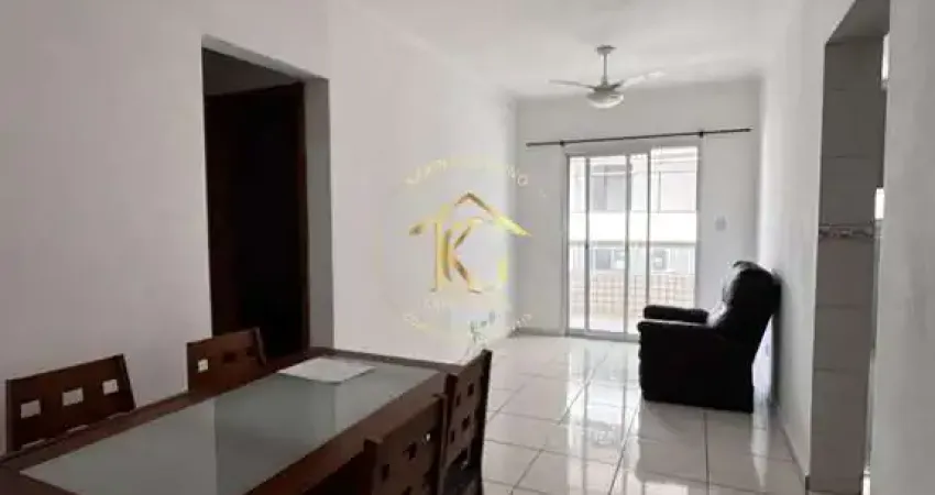 Apartamento aviação Praia Grande 1 dormitório modesta vista mar com sacada