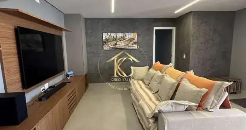 Apartamento mobiliado de 3 quartos, 3 suítes e 2 vagas aviação - praia grande