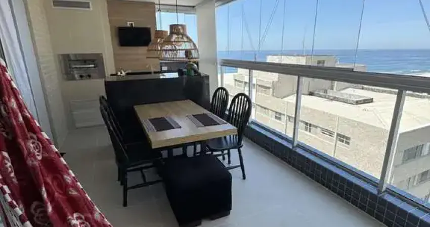 Apartamento mobiliado de 3 quartos, 3 suítes e 2 vagas aviação - praia grande