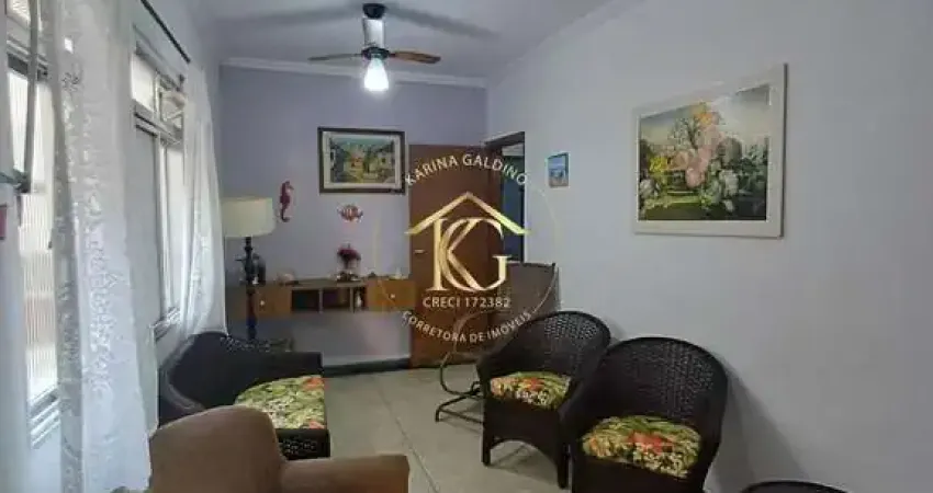 Apartamento semimobiliado 2 dormitórios no canto do forte - praia grande