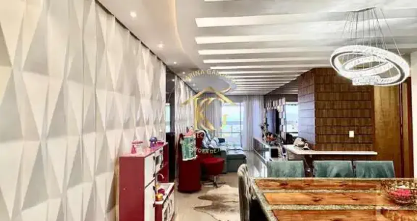 Apartamento boqueirão praia grande 3 suítes vista mar alto padrão