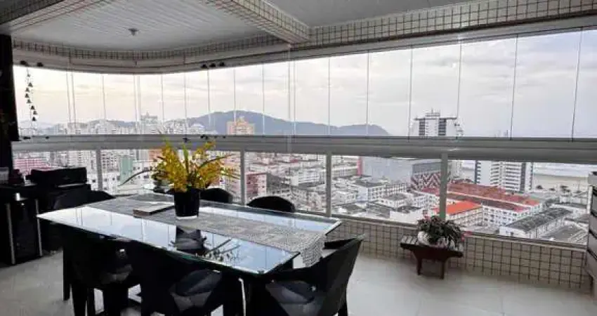 Apartamento BOQUEIRÃO Praia Grande 3 dormitórios 3 suítes vista mar GIGANTE