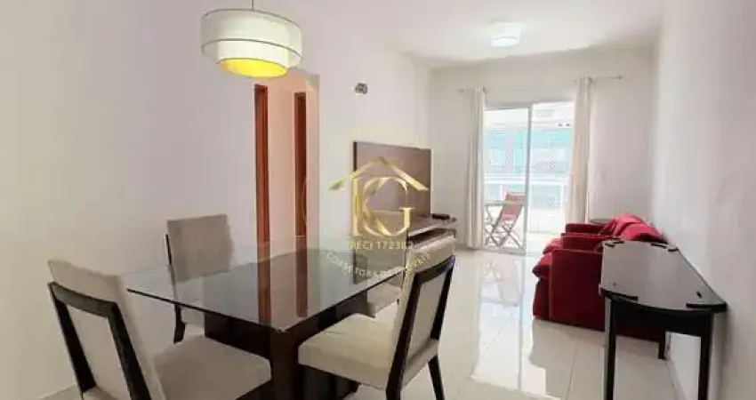 Apartamento semimobiliado de 2 quartos em guilhermina, praia grande - sp